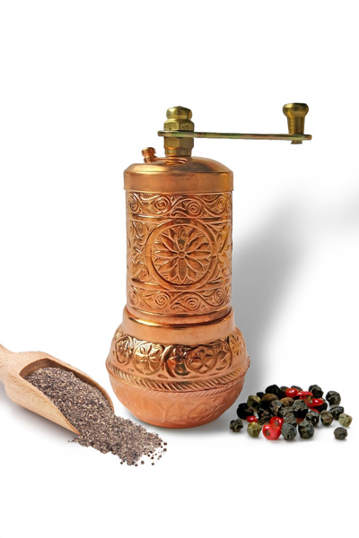Binbir Trend Zamak Casting Mini Pepper Mill, Spice Mill (6 Colors)