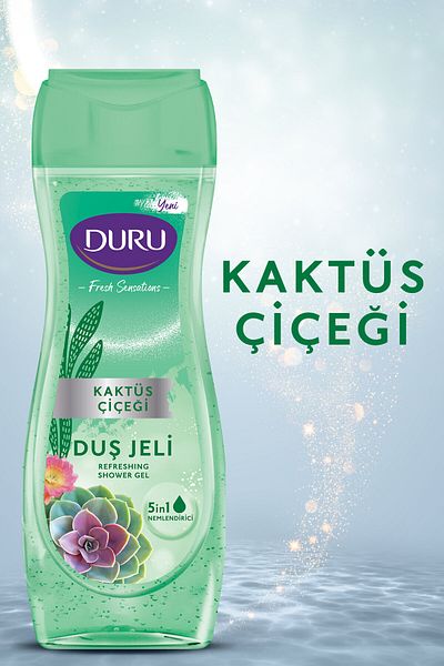 Duru Fresh Sensations Cactus Flower Shower Gel 3x450ml