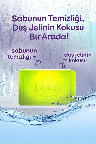 Duru Fresh Sensations Lime 16 Pieces Shower Soap 4x600gr