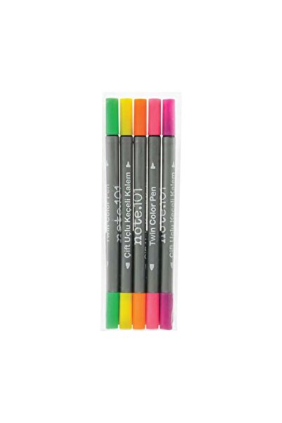 Bluoksweet 5-piece double-sided school student girl boy washable vibrant colo...