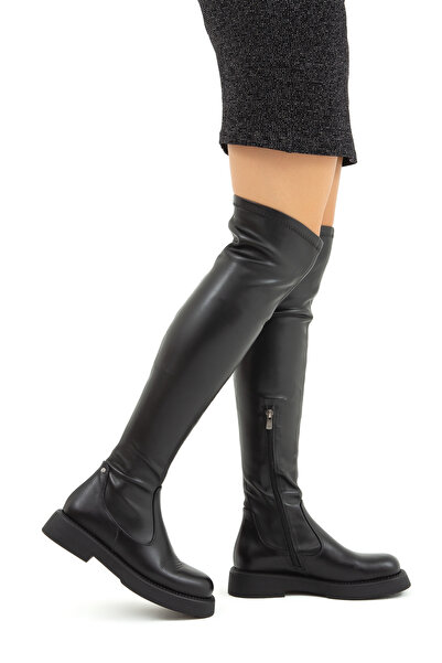 Tamer Tanca Kadın Hakiki Deri Casual Çizme 943 3570 Bn Czm Sk22/23