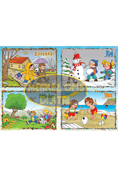 MOD İLKOKUL MEVSİM ŞERİDİ POSTER 50X70 CM