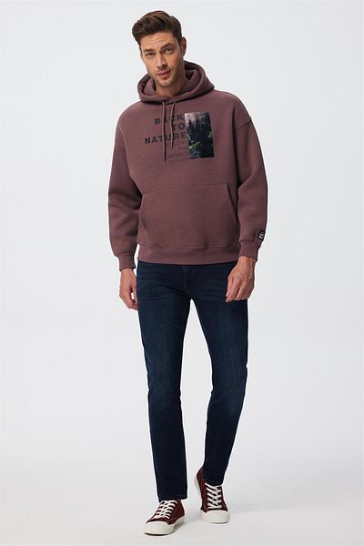 Lee Cooper Ανδρικό φούτερ Jerome Dusty Rose