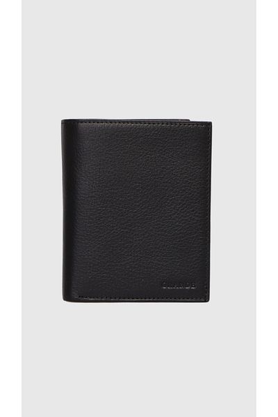 Grande 1412 Model - Genuine Leather Black Men's Wallet