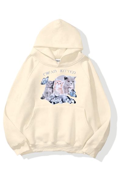 Carpe Cread Kitten 3 - Oversize φούτερ από νήμα