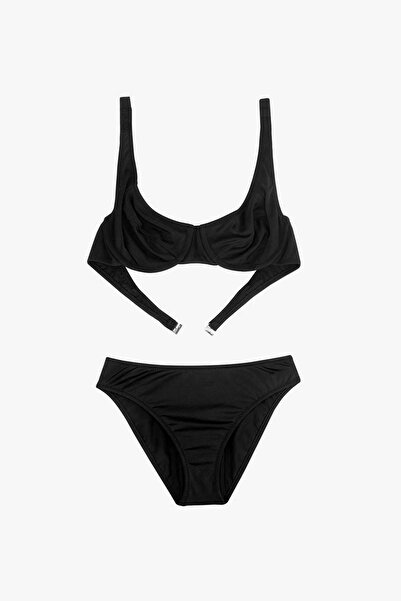 AYYILDIZ 40546 Σετ μπικίνι μαύρο