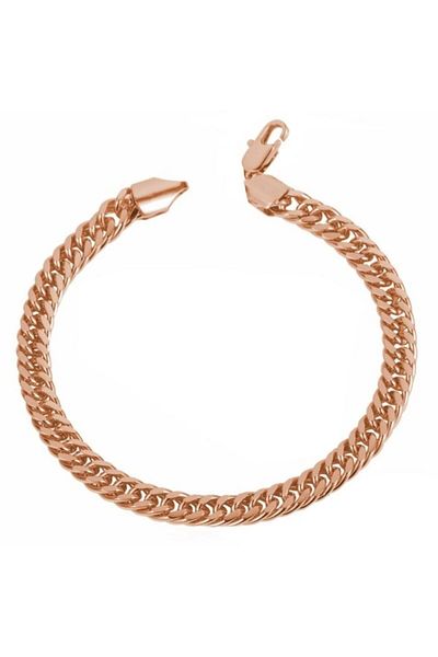 Chavin 6 mmRose Steel Braid Men's Bracelet dn29rs