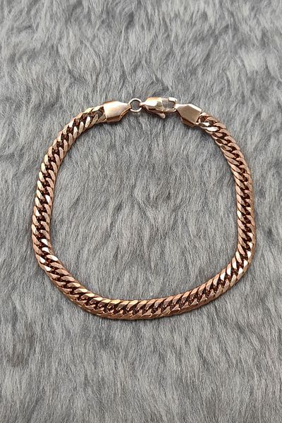 Chavin 6 mmRose Steel Braid Men's Bracelet dn29rs