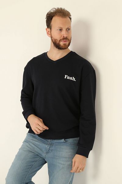 Owut Collection Ανδρικό φούτερ με λαιμόκοψη V