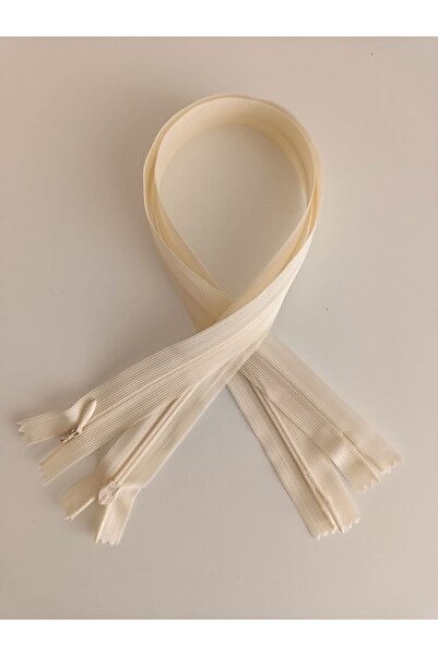 fabricorg Hidden Zipper 40 Cm 2 Pieces (CREAM)