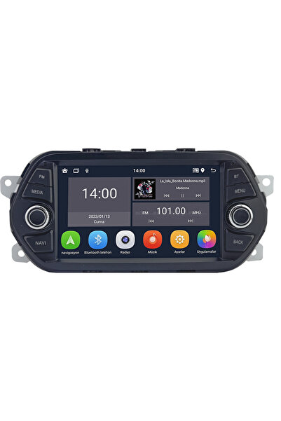 Carvocal Fiat Egea Uyumlu Android Multimedya Sistemi (2014-2025)