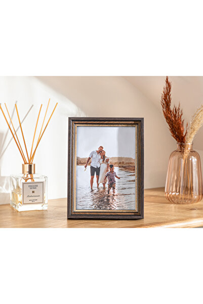 English Home Rhonda Çerçeve 13x18 Cm Kahve – Gold