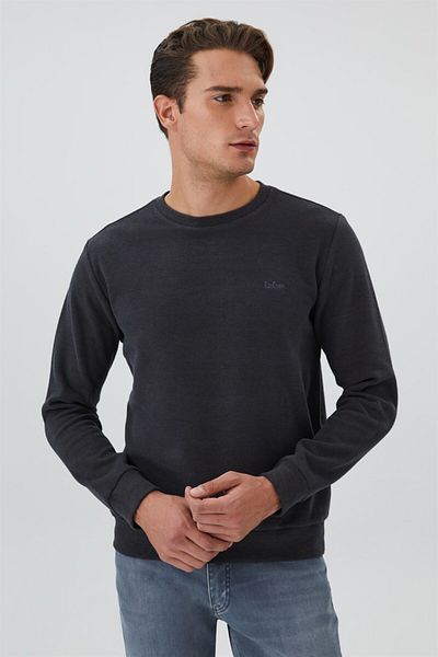 Lee Cooper Newdwade Ανδρικό φούτερ με λαιμόκοψη καραμέλα