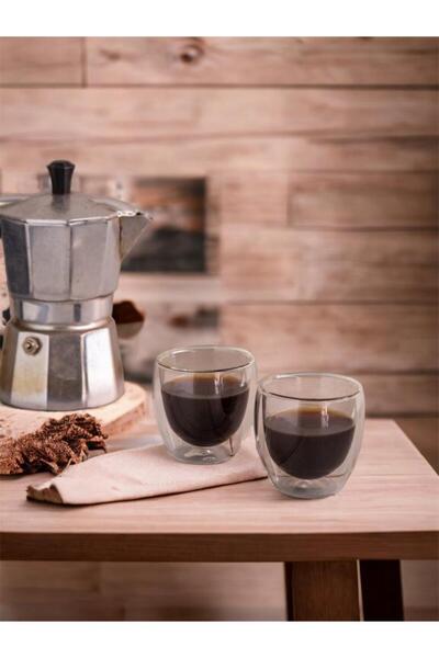 Genel Markalar Çift Cidarlı 2’li Espresso Bardağı 80ml
