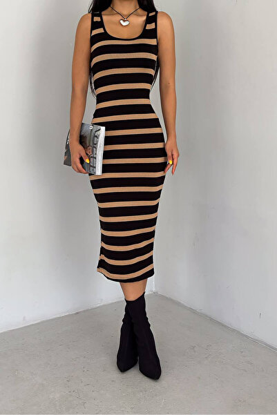 Neşeli Butik γυναικείο αποσπώμενο μπολερό φόρεμα KKLF35