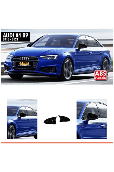 autovision Audi A4 B9 Batman Yarasa Ayna Kapağı Piano Black / 2016-2021