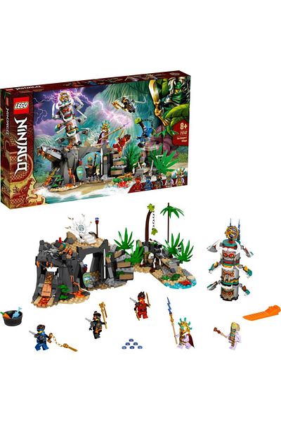 LEGO مجموعة بناء NINJAGO Watchmen's Village 71747 مجموعة لعب NINJAGO Ninja التي تضم كول وجاي وكاي (632 قطعة)