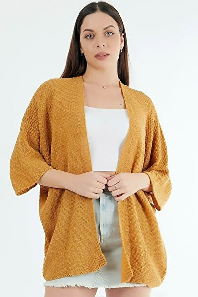 Genel Markalar V Yakalı Ajurlu Çeyrek Yarasa Kol Cepsiz Rahat ve Salak Kalıp ...