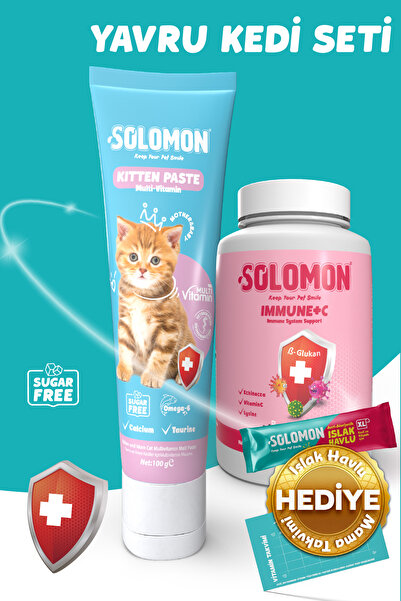 Solomon Yavru Kedi Seti (kitten Paste & Immune C)