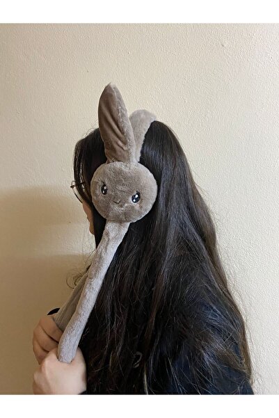 sema aksesuar Χειμερινά βελούδινα αυτιά κουνελιού με κινητά κινητά αυτιά - κο...