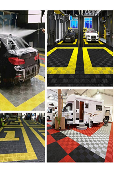 bademlerhali Yeni Nesil Garaj Yer karosu Oto Yıkama Tuning Plastik Kırılmaz Y...