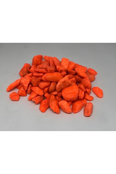 TABDA RENKLİ ÇAKIL TAŞI DEKORATİF SÜSLEME TURUNCU 5-10 MM 1000 GR