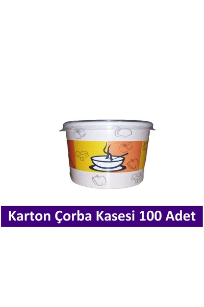 Fashcolle Karton Çorba Kasesi 16 Oz 100 Adet