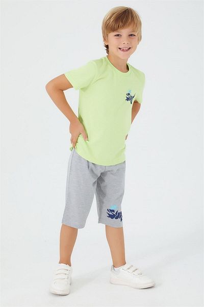 ROLY POLY RolyPoly Boy's Summer Bermuda Capri Suit Lime RP3024-2