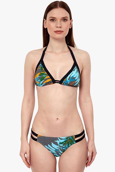 AYYILDIZ 9723 Blue Patterned Bikini Set