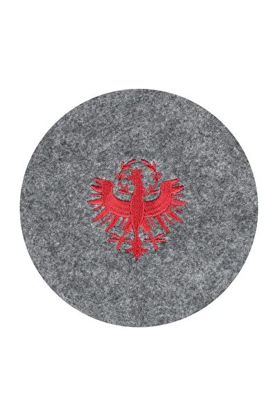 Eglo 420163 "Andasibe" 10cm Diameter Polyester Gray Eagle Coaster