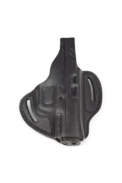 Polis Sepeti Wolf Holster Tisaş Zig14 Deri Tabanca Kılıfı Yarım Kelebek Siyah
