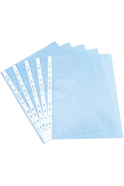 Noki 100Pcs A4 Clear Sachet File - 40 Mic XL 4830XL