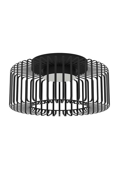 Eglo 900722   Indoor " Gınestrone-Z " Black Color Cast Steel Led Ceiling Lamp Ip20 Max: 22W Diameter: 4