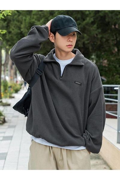 GENIUS STORE Polar-Oversize-Sweatshirt für Herren. Polar-Sweatshirt