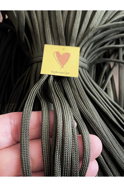Makromİps PARACORD ROPE 4mm 7 CORE (5 meters) PARACHUTE CORD BRACELET CAMPY TENT ANHAL BAG HAT ROPE