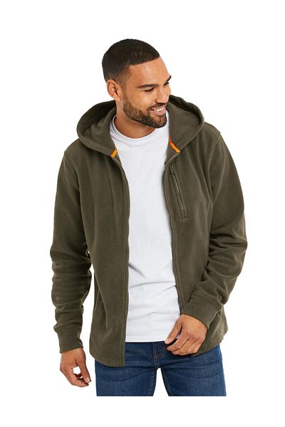 GENIUS STORE Store Men's Fleece Hooded Fleece Outdoor Tactical Pocket Fleece