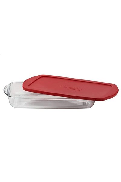 Paşabahçe Rectangular Tray with Plastic Lid - 59006