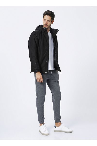 Helly Hansen Black Men's Zippered Raincoat Hh Dubliner Insulated Jacket