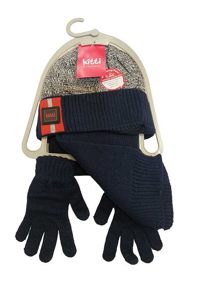 Kitti Kitty Scarf Beanie Gloves Set of 3