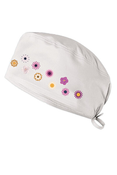 YNK Șapcă cu temă flori Șapcă chirurgicală standard și supradimensionată Doct...