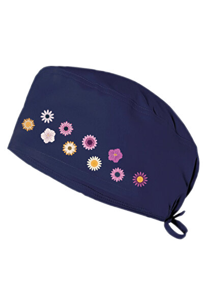 YNK Șapcă cu temă flori Șapcă chirurgicală standard și supradimensionată Doct...
