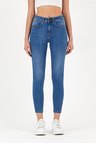 EXPLODE - Kadın Slim-fit Kot Pantolon Mavi