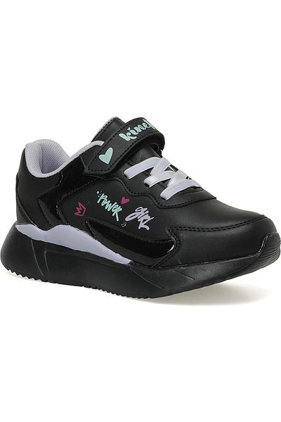 Kinetix Adela 2pr Black-Lilac Girls' Sports Shoes