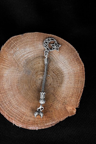 ENCİLİ SİLVER 925 проба срібла з обробкою у вигляді місяця і зірки, китиця дл...