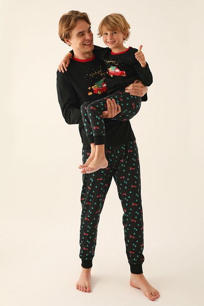 Pimody Family Concept Father Son Pijamale Set (Tatăl Fiul vândut diferit)