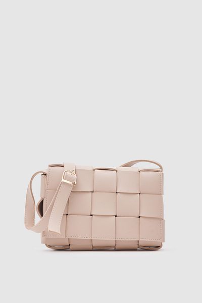 ivyess Martin Checkered Leather Shoulder Bag