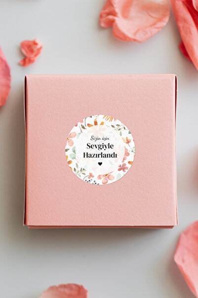 Özer Store 120 Adet Yuvarlak Yapışkanlı Ürün Paketleme Teşekkür Etiketi, Sticker