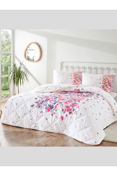Taç Duvet Set Melosa Red Single