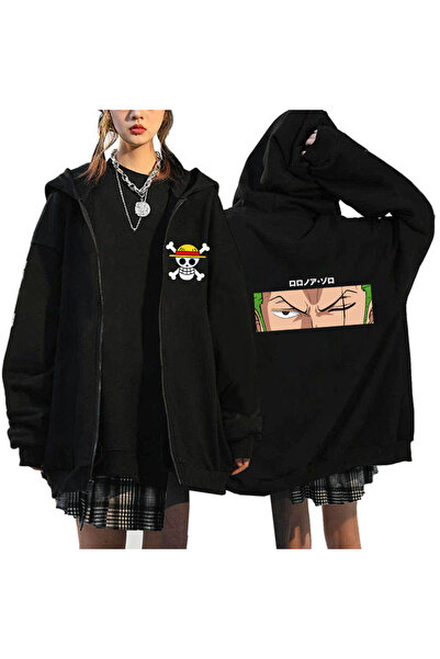 GALASHOP لوفي قطعة واحدة بغطاء للرأس بسحاب رورونوا زورو Mod47