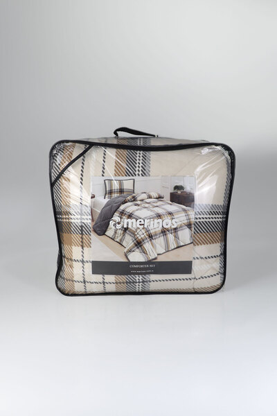 Merinos Comforter Tek Kişilik Yorgan Volenta Gri 160x240